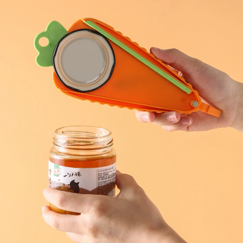 Creative Carrot forme cuisine Outils multi-fonctionnel pot Opener peut ouvrir Ouvre-bouteille