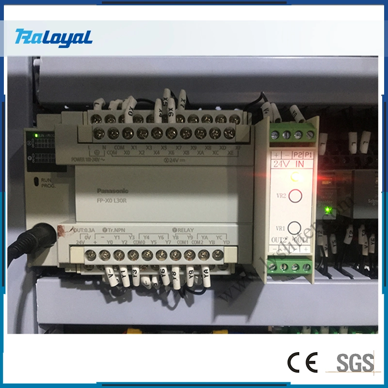 Control PLC de alta precisión Registro de efectivo de fax térmico de factura Pos máquina de pelado de papel