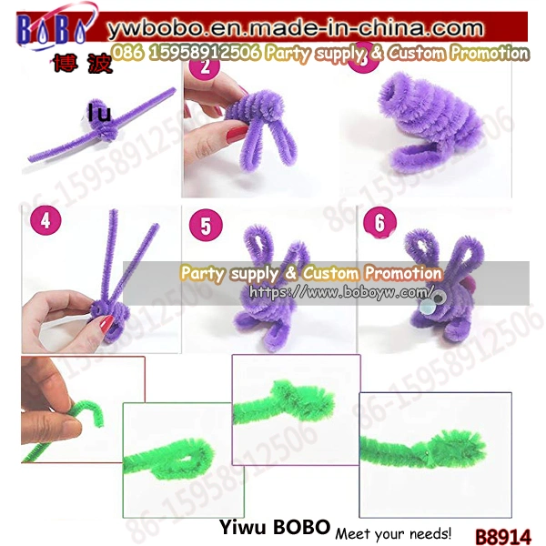 Assorted Colors Pipe Cleaners DIY Art Craft Decorations Chenille Stems Children Toys Party Gifts (B8920)