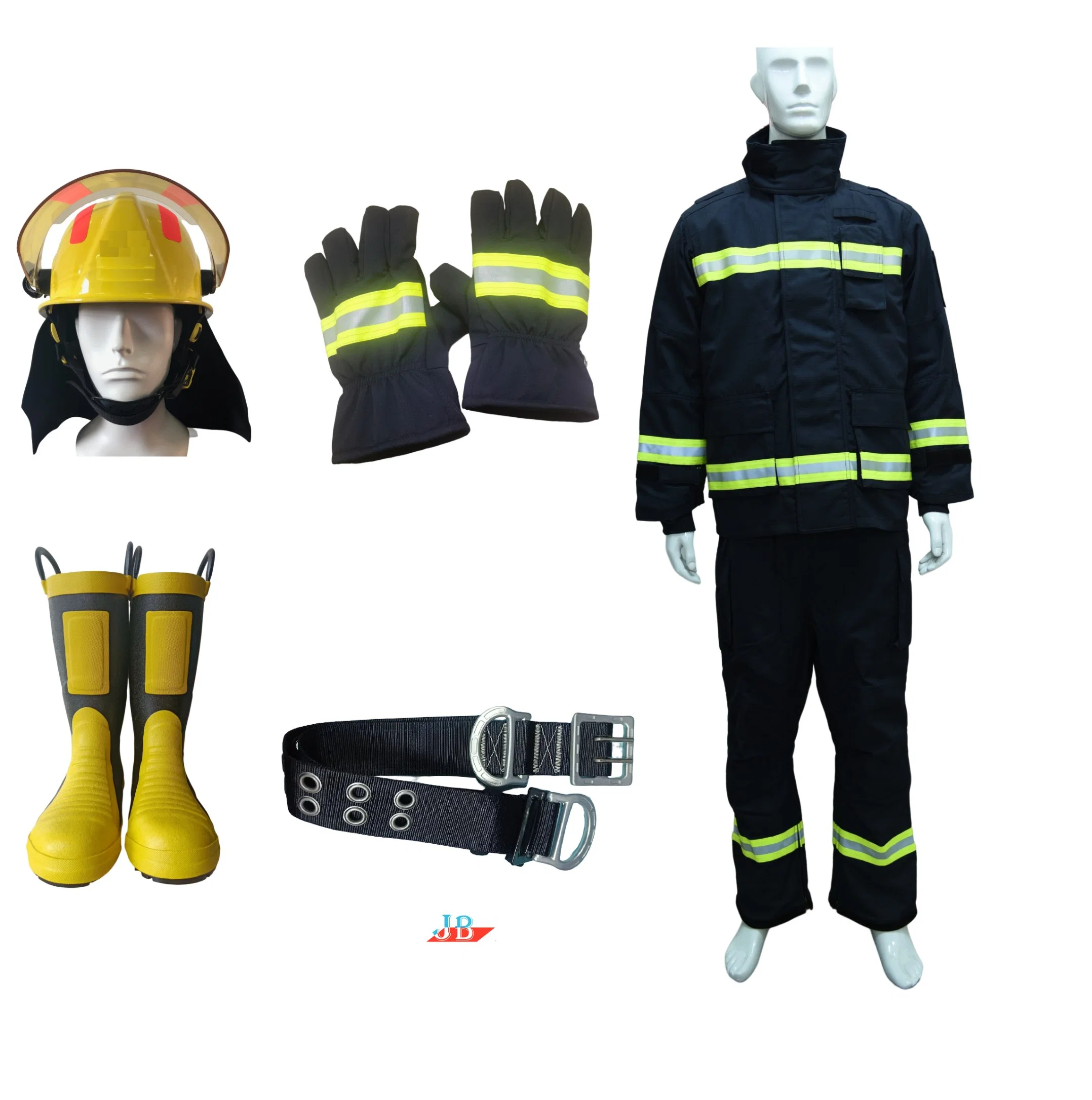 Traje de bomberos ropa de lucha contra incendios uniforme de trabajo de bomberos