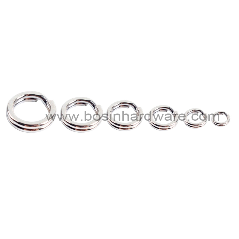 10mm Stainless Steel Fish Key Ring for Tackle Connector