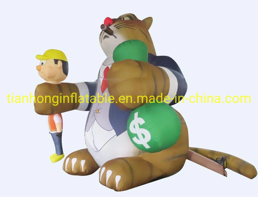 3mh Cool гигантские жир надувные Cat мультфильм на размещение рекламы