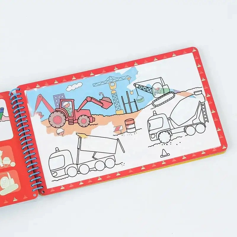 Reusable Various Styles Water Magic Paint Book for Early Childhood Education