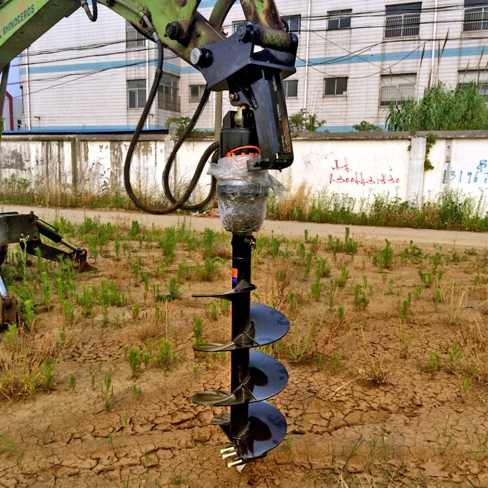 miniexcavadora Ray sinfín hidráulico de las unidades de perforación del sinfín de máquina de perforación de la Tierra para cavar hoyos