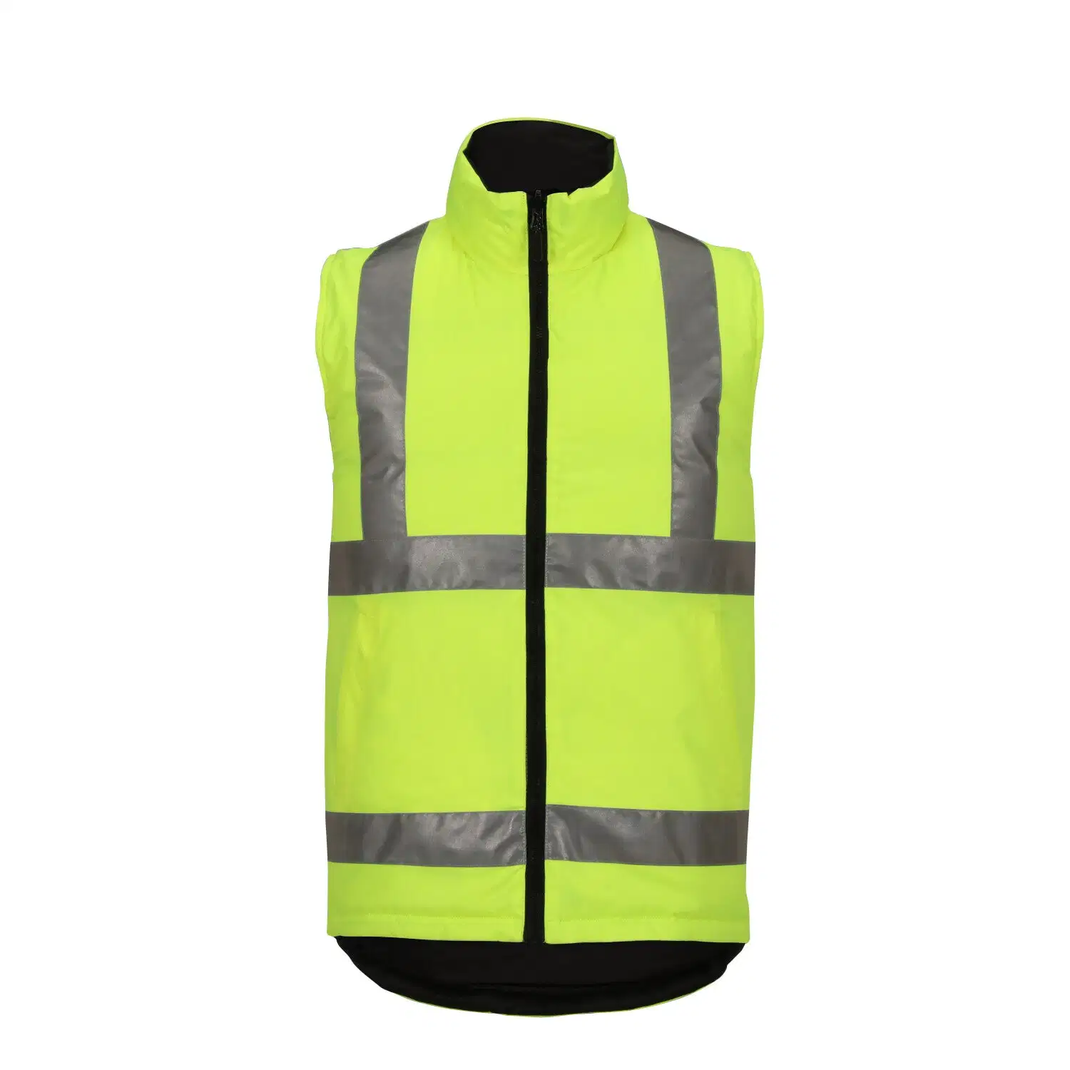 Men Hi Vis Vest High Reflective Waterproof Outdoor Safety Clothing Workwear