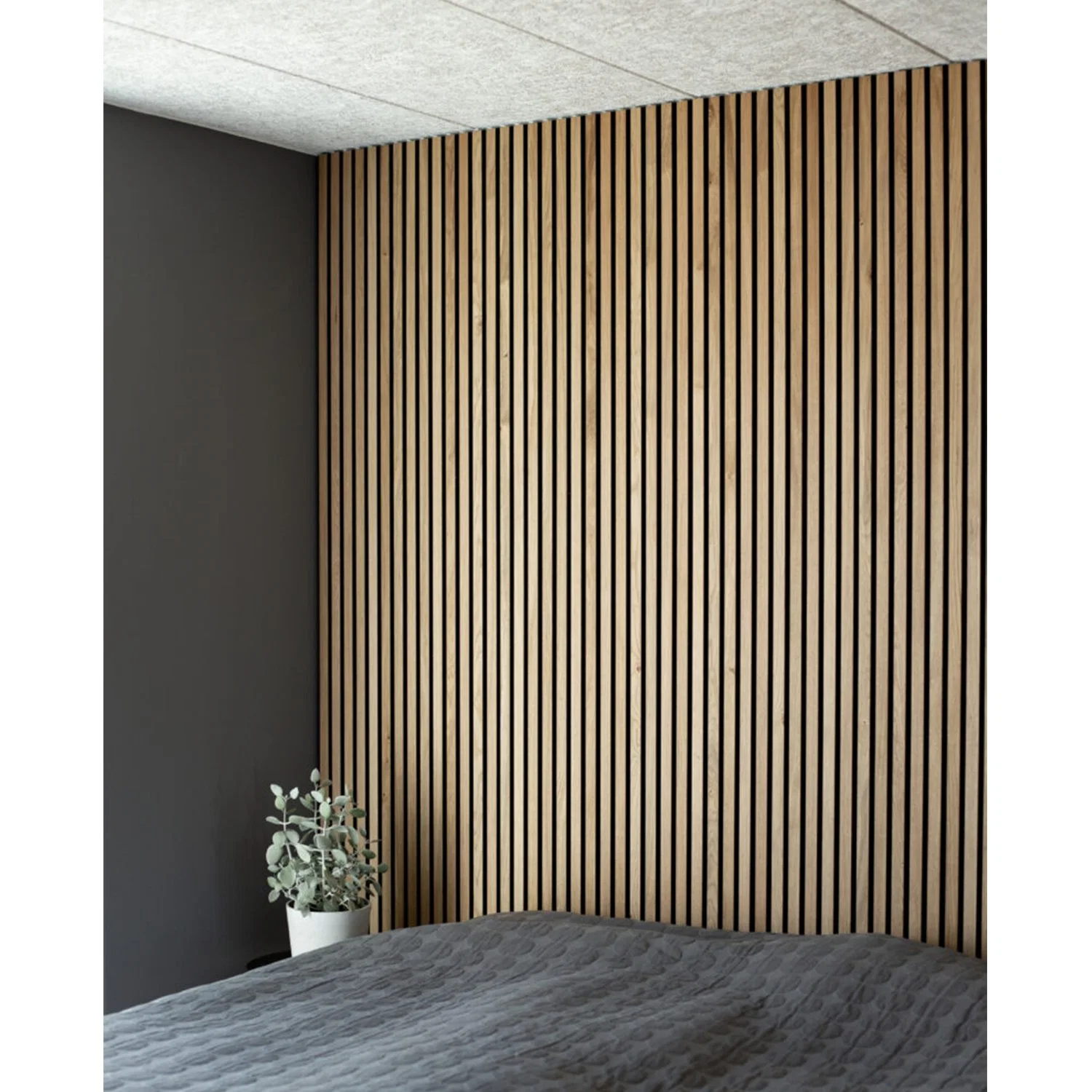 Panneau acoustique panneau acoustique plaque personnalisée fibre de bois Panneaux acoustiques mur de diffusion Mur insonorisant