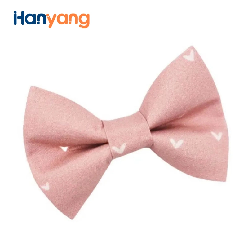 Hanyang OEM Fabricant en gros Nœud papillon pour chien en polyester personnalisé Accessoires pour chien