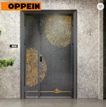 Oppein Guangzhou Factory Double-Layer Steel Security Exterior Doors