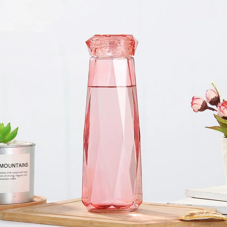 Heat-Resistant Glass Bottle Travel Glassware Water Bottle Coffee Mug Juice Glass Cup