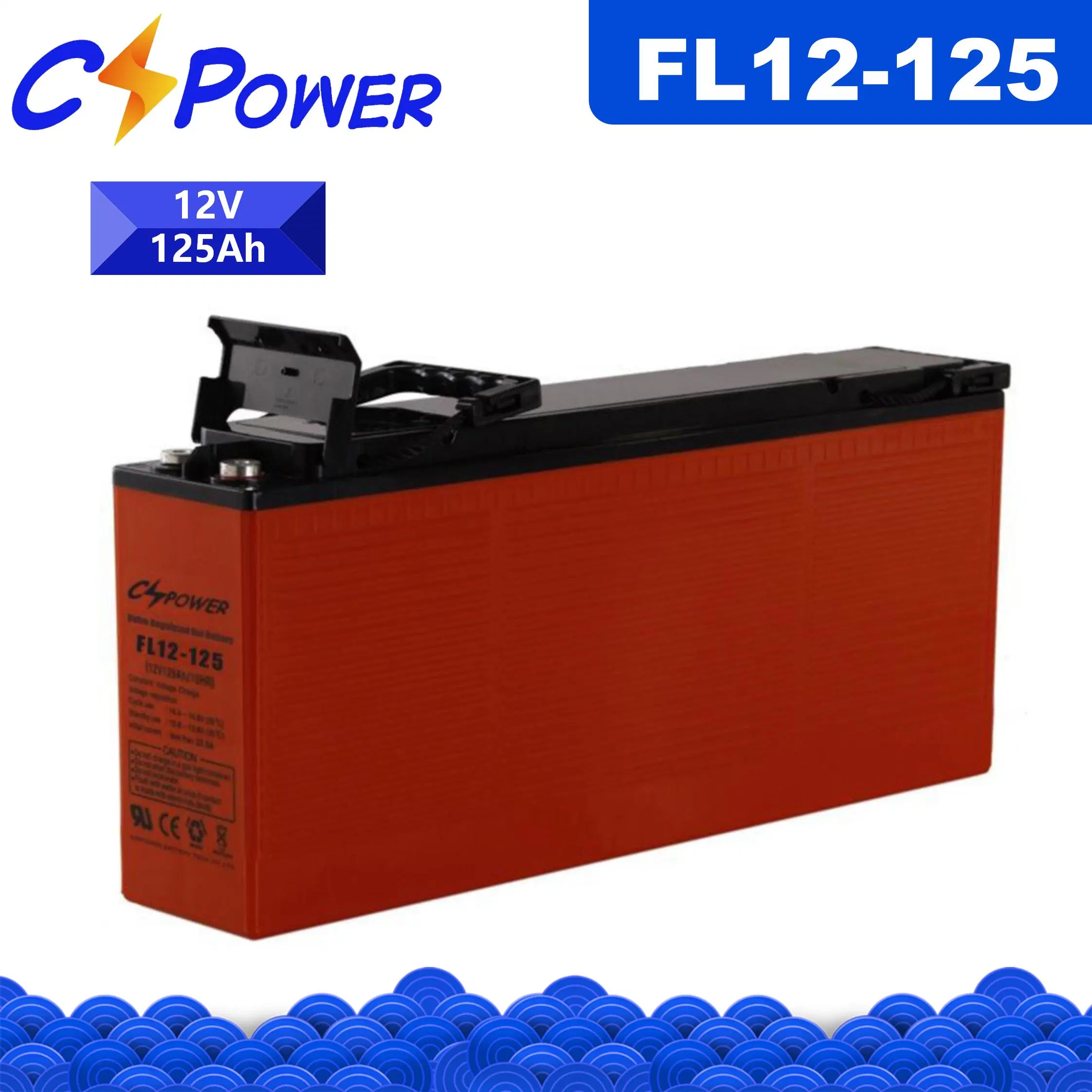 Cspower 12V 125ah Deep Cycle Gel Battery - UPS, EPS, Telecom
