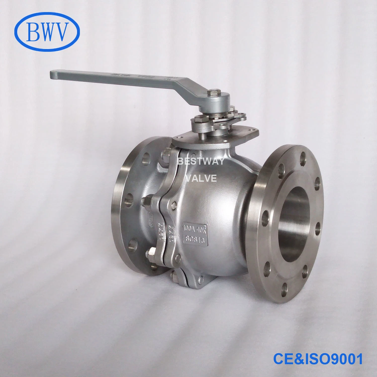 JIS 10K Scs13/304 Scs14/316 Full Port Manual Flanged End Stainless Steel Floating Ball Valves