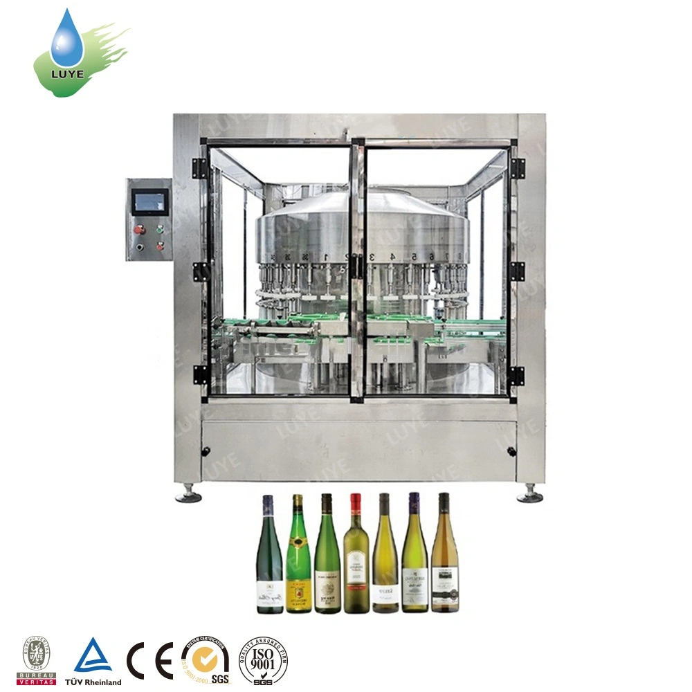 Glass Bottle Beer Cleaning Washing Filling Capping 3-in-1 Machine for Filler Factory