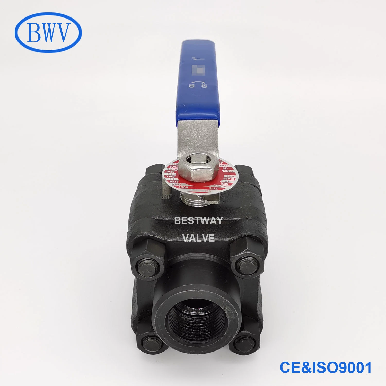 800lb A105n NPT Thread End Forged 3PC Carbon Steel Ball Valve