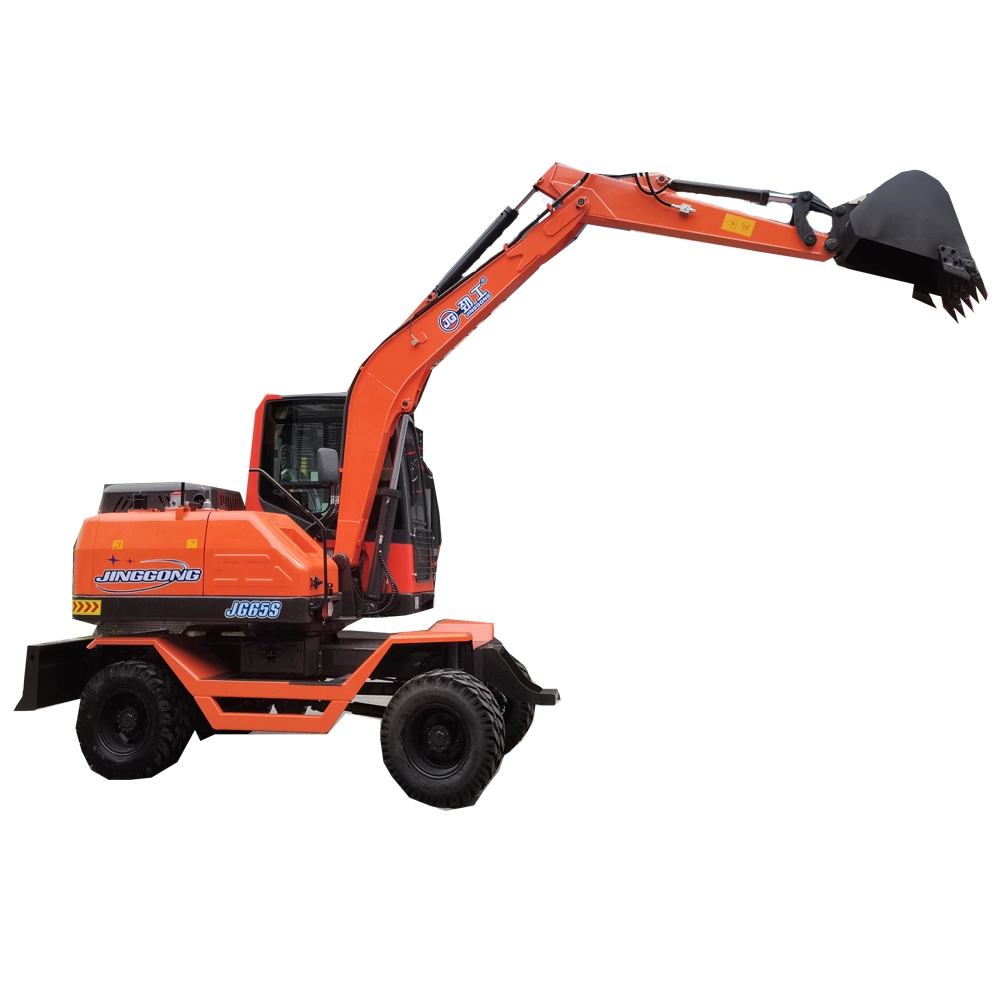 Hydraulic Digging Tool New Type of Mobile and Wheel Excavator Skid Hoe Digger for Construction