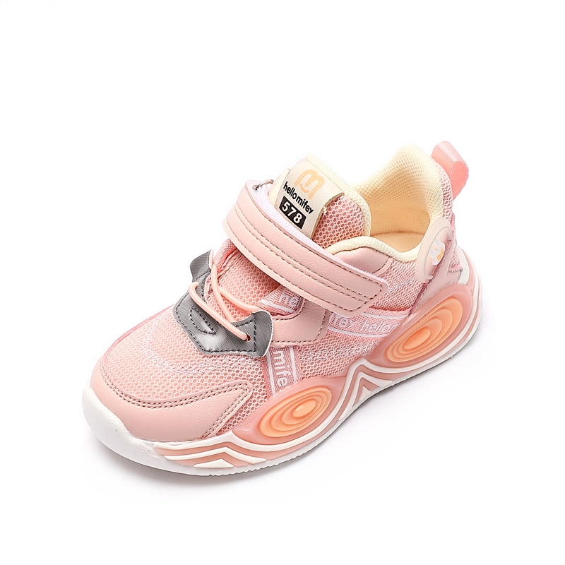 Весенняя мода Мягкая единольная повседневная спортивная обувь для малышей Младенцы