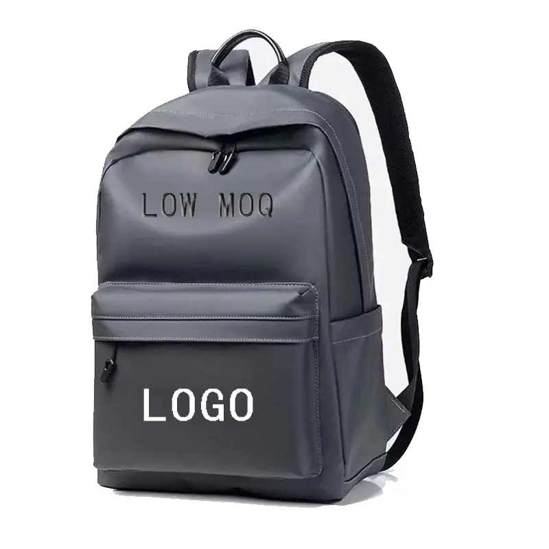 USB Зарядка Внешний компьютер водонепроницаемый бизнес-ноутбук Oxford Leather Backpacks Мужской кожаный рюкзак унисекс