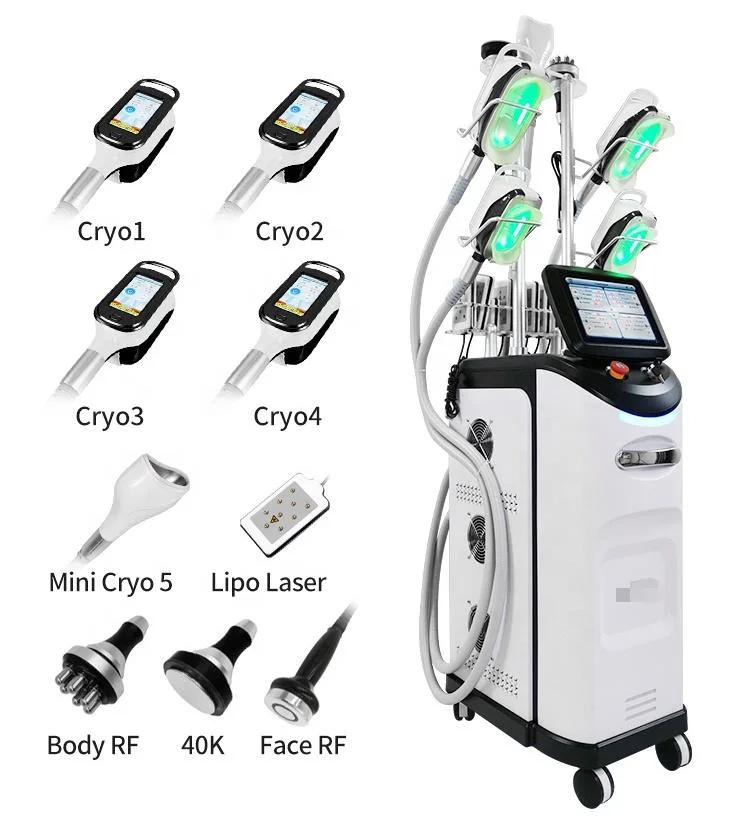 360 Cryolipolyse RF Machine Cavitation 80K Cryolipolyse Большая рукоятка