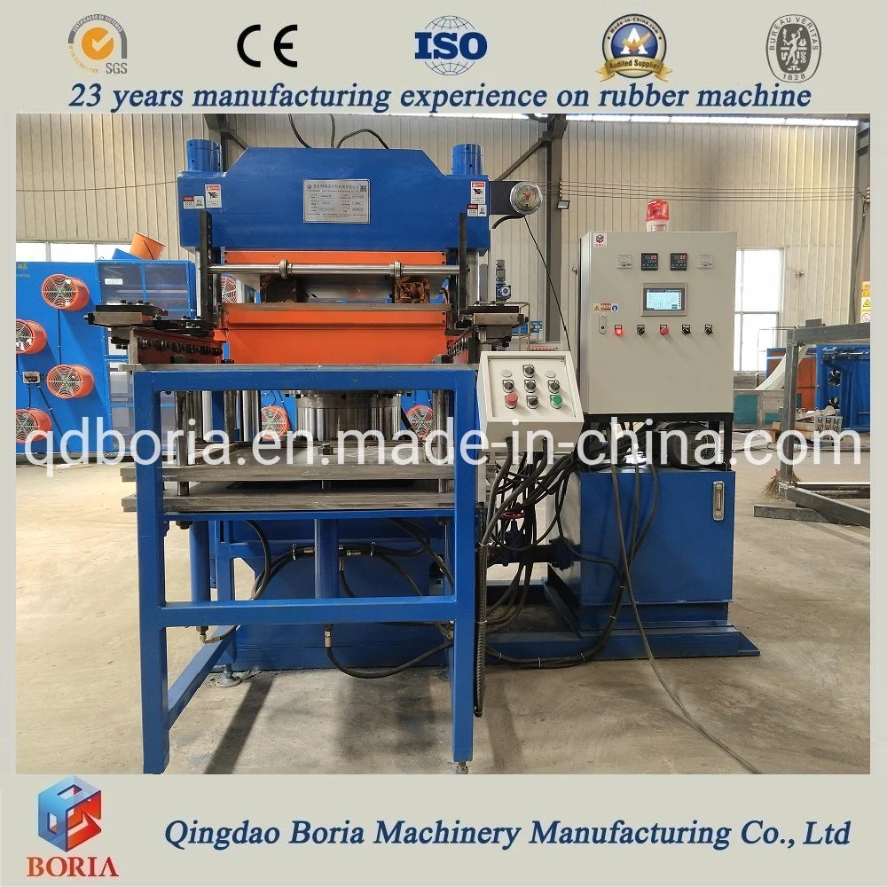 CE 4 Column Type Automatic Hydraulic Rubber Platen Vulcanizing Press with PLC