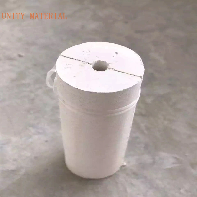 650c 1050c Fireproof Material Calcium Silicate Pipe Sections for Aluminum Foundries Heat Insulation Application