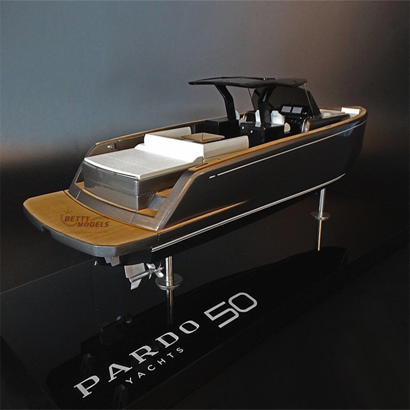 Luxury Motor Yacht Scale Model Professional Custom 3D Physical Ship Boat Model