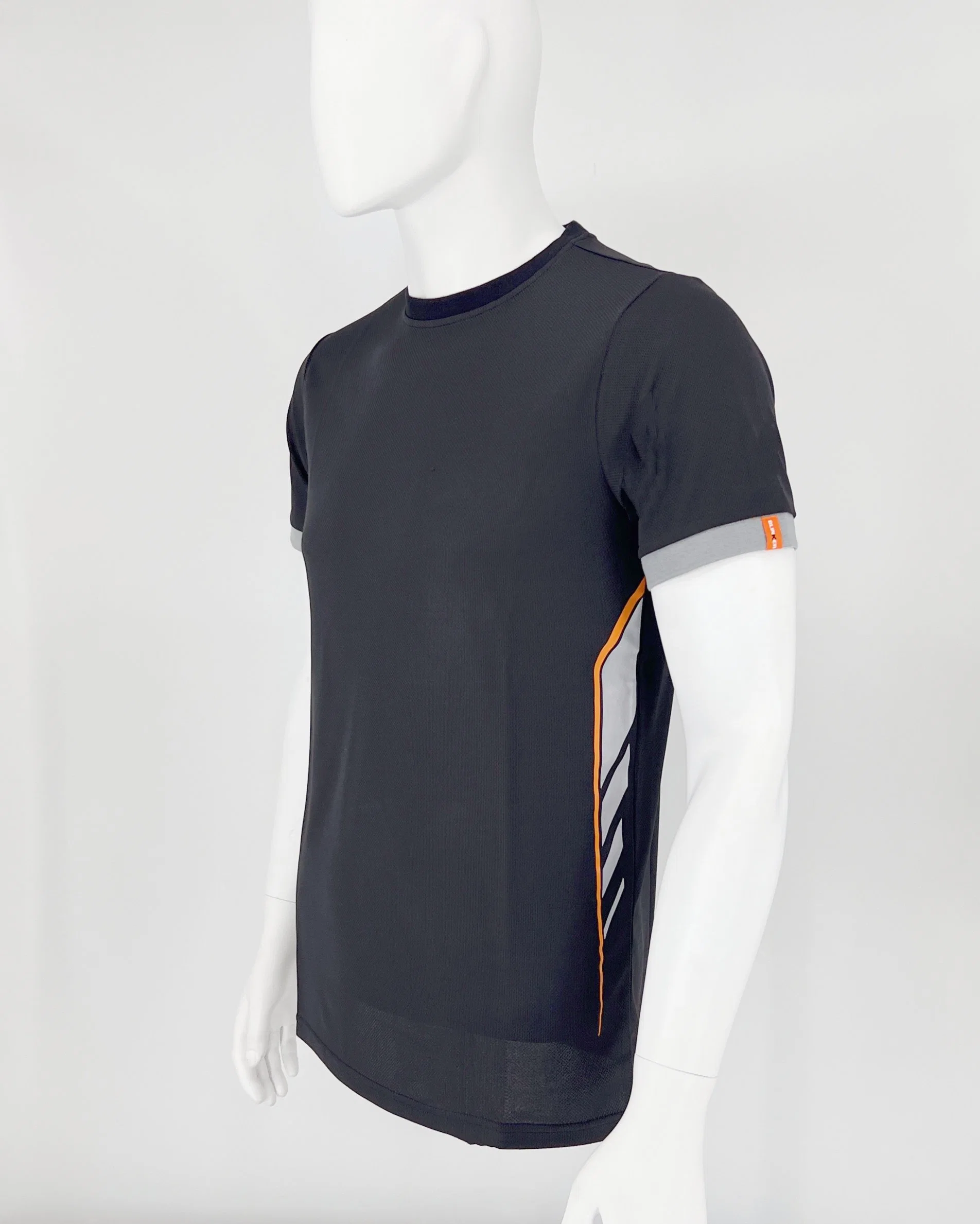 Sommer Black Fashion Herren Sport Kurzarm