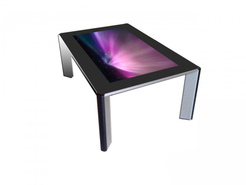 32 بوصة Smart Touch Coffee Table سعر المصنع الاستخدام الشخصي فاخر الجداول نظام التشغيل Windows 128 جم من طاولات استقبال فندق SSD شاشة عرض كشك LCD