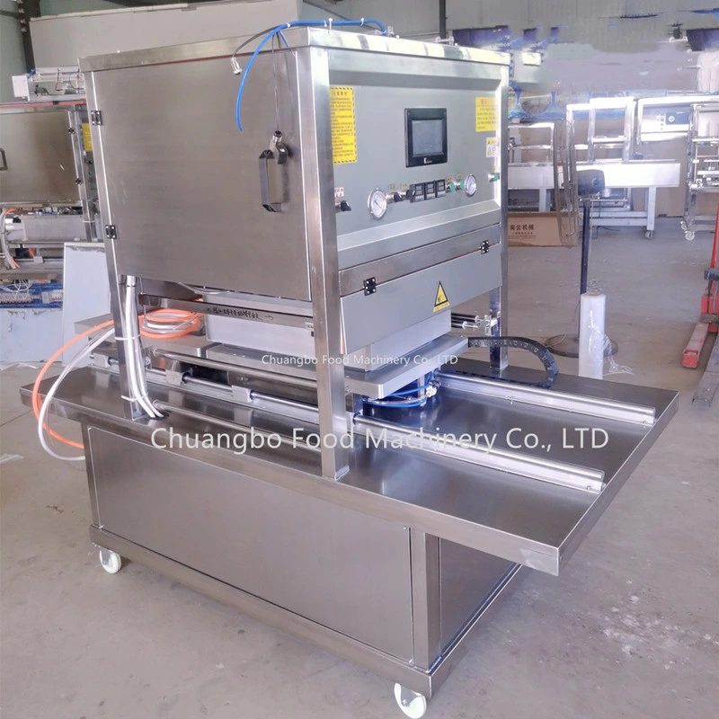 Plastic Tray Sealing/Packing/Packaging/Processing/Wrapping Equipment for Vegetables Fruits Beef Pork Chicken Meat Fish Shrimp Gadus Seafood Restaurant Fast Food