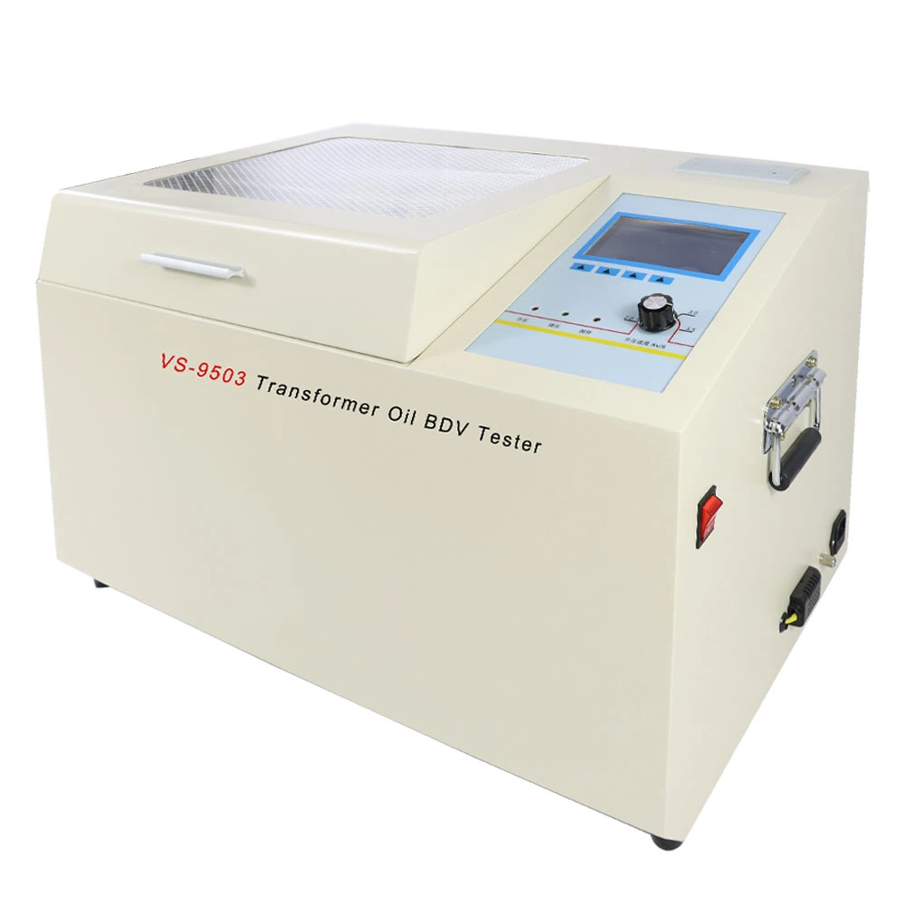 Fully Automatic Transformer Oil BDV Dielectric Strength Tester 80kv 100kv Transformer Oil BDV Analyzer Breakdown Voltage Meter