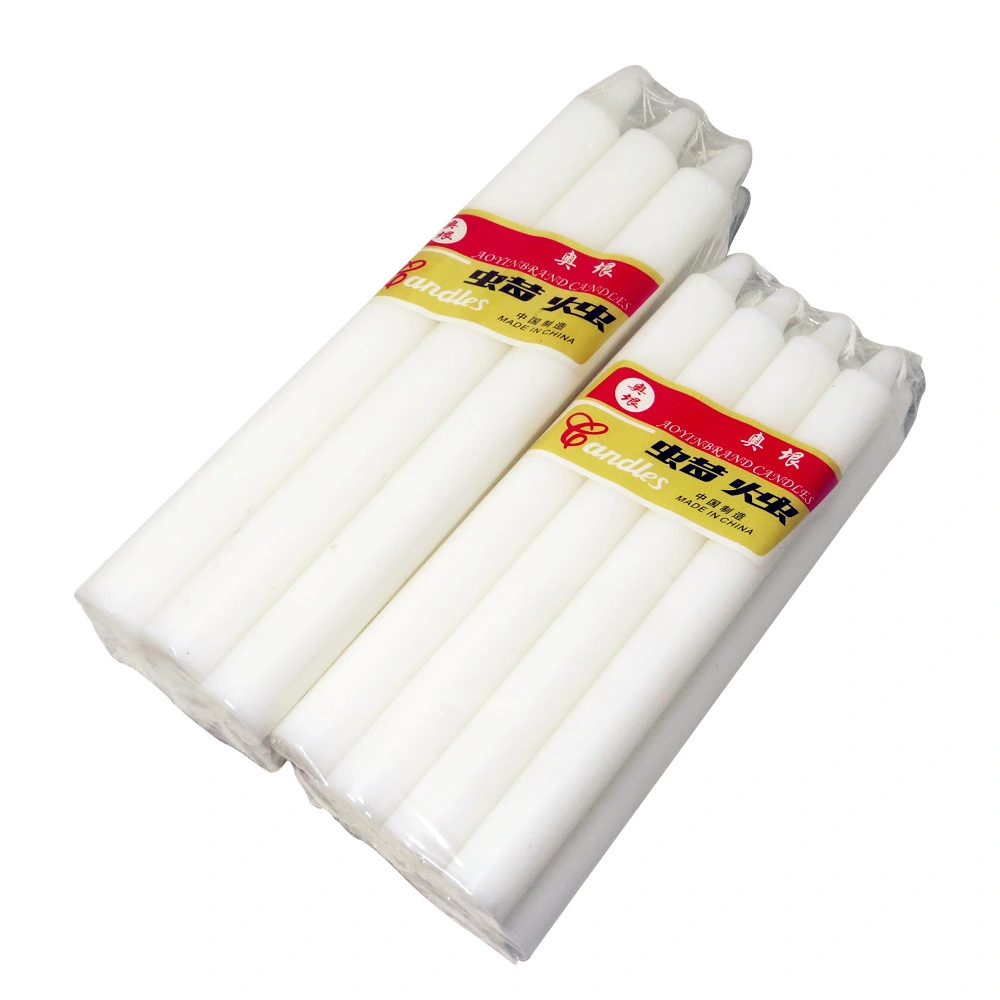 Usine 6*72L'emballage Cheap 28g 29 g 30 g 32 g ménage Bougeoir blanc