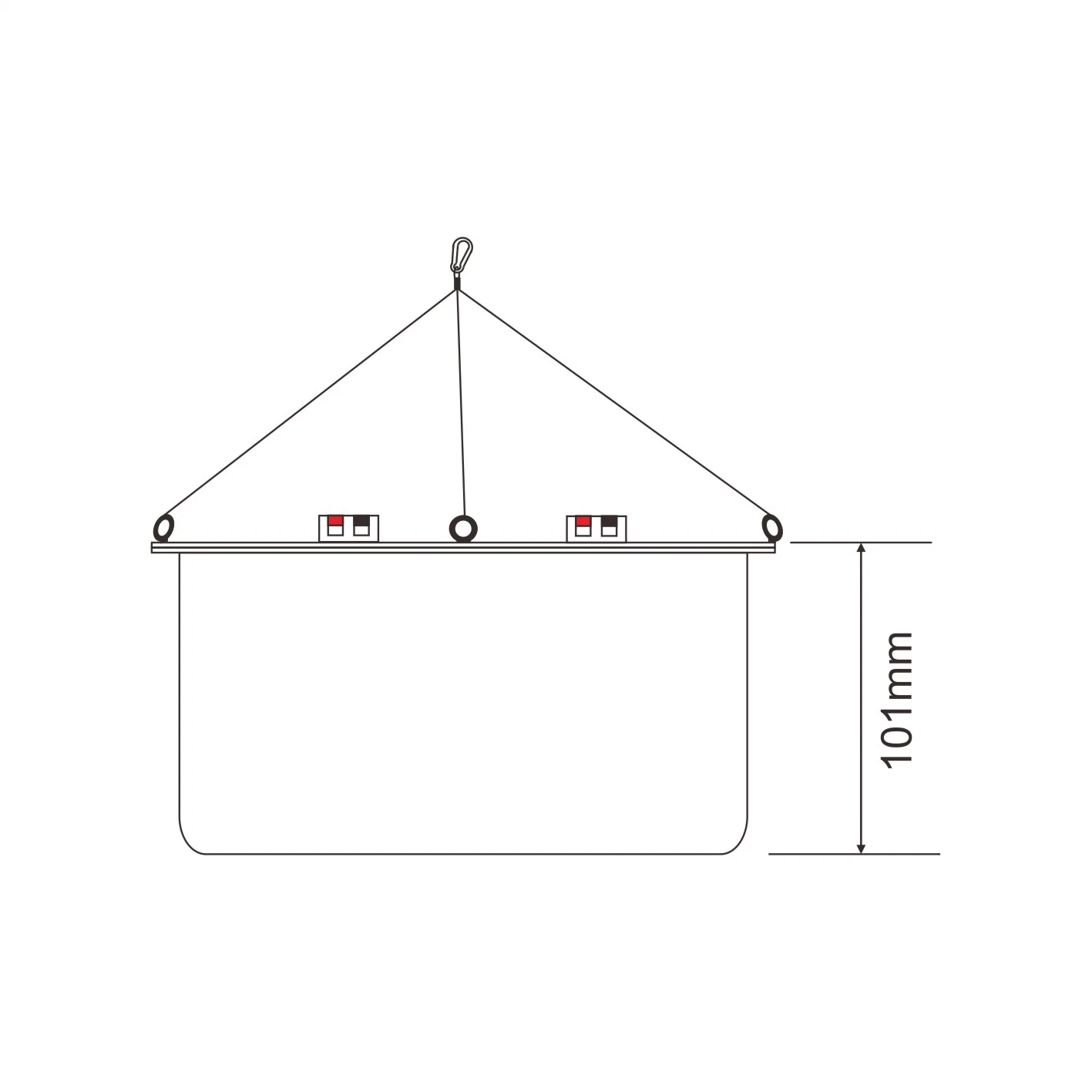 Mini Anti-Noise plástico de camuflagem de som Alto-falantes 6W de 5,25 PA altifalante passiva no tecto de áudio de alto-falante para sinais de música de Paging, Sistema de endereço público