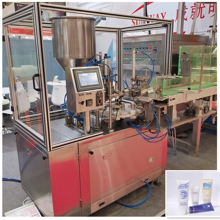 Seamless PE Tube Filling Sealing Batching Code Machine