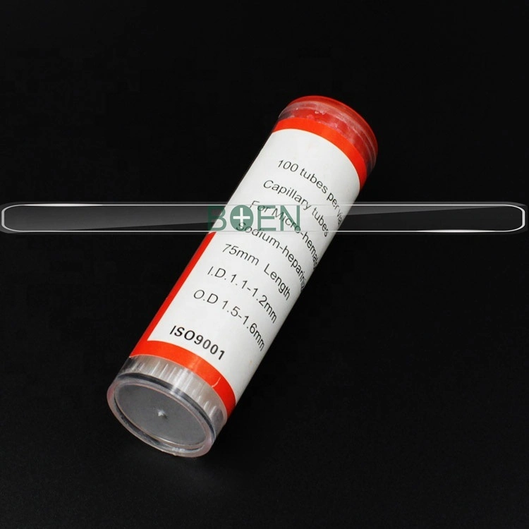 Lab Use Micro Hematocrit Capillary Blood Tubes with Heparine