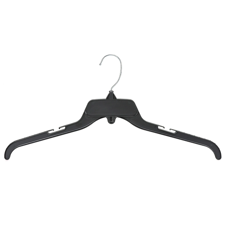 Wholesale/Supplier Durable Swivel Hook Black Plastic Dress Hangers 484 Clothes Hanger