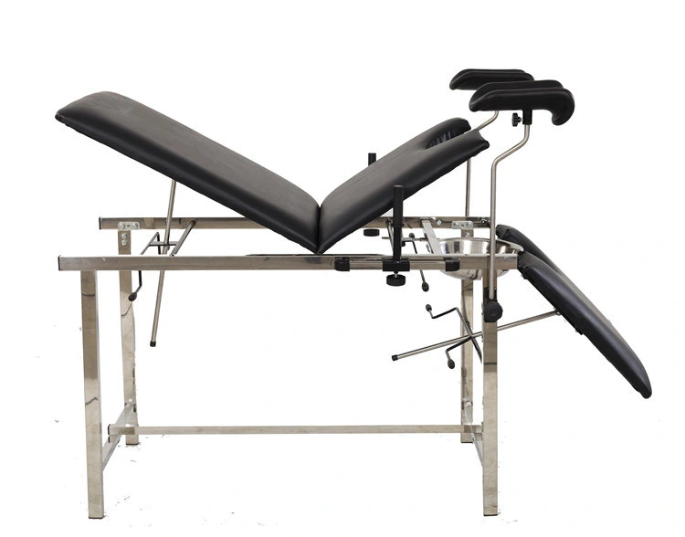 Hospital Manual Chair Delivery Bed Medical Device Equipment FDA CE Operation Bed Table