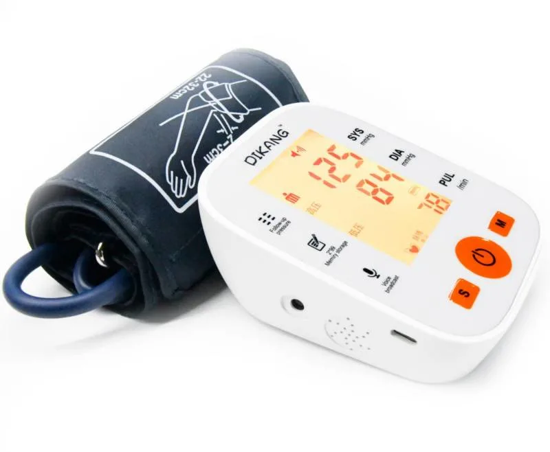 Fabricante marcação&amp;FDA Barato preço manguito ajustáveis do braço de Voz Digital Bluetooth esfigmomanômetro Broadcast Monitor de Pressão Arterial