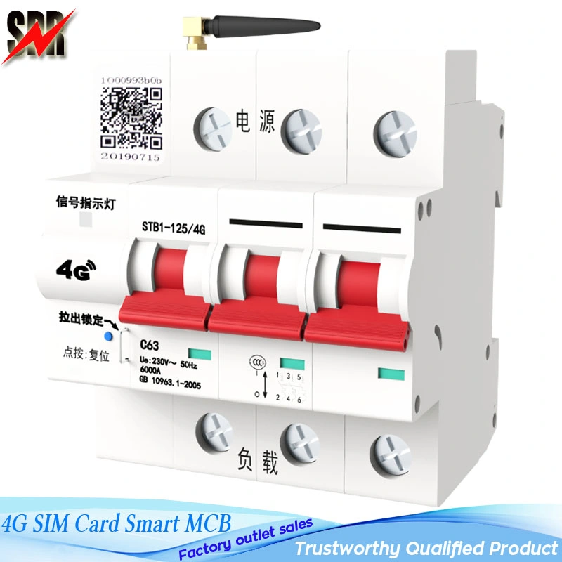 4G SIM Card Smart Mini Circuit Breaker