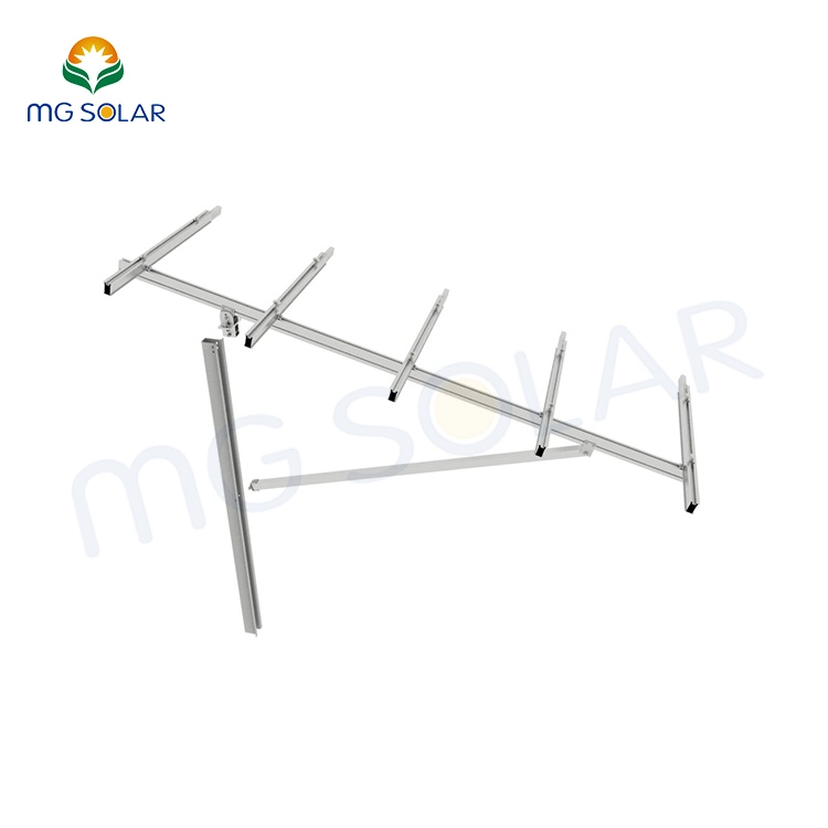 Sistema de bastidor de estructura de suelo de montaje de panel solar