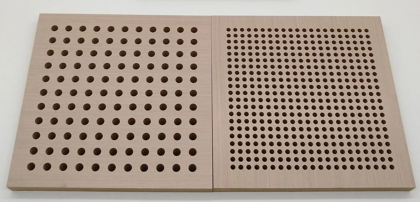 16/16/6mm Perforated Acoustic Panel Indoor Building Material Sound Proof Interior Decorated