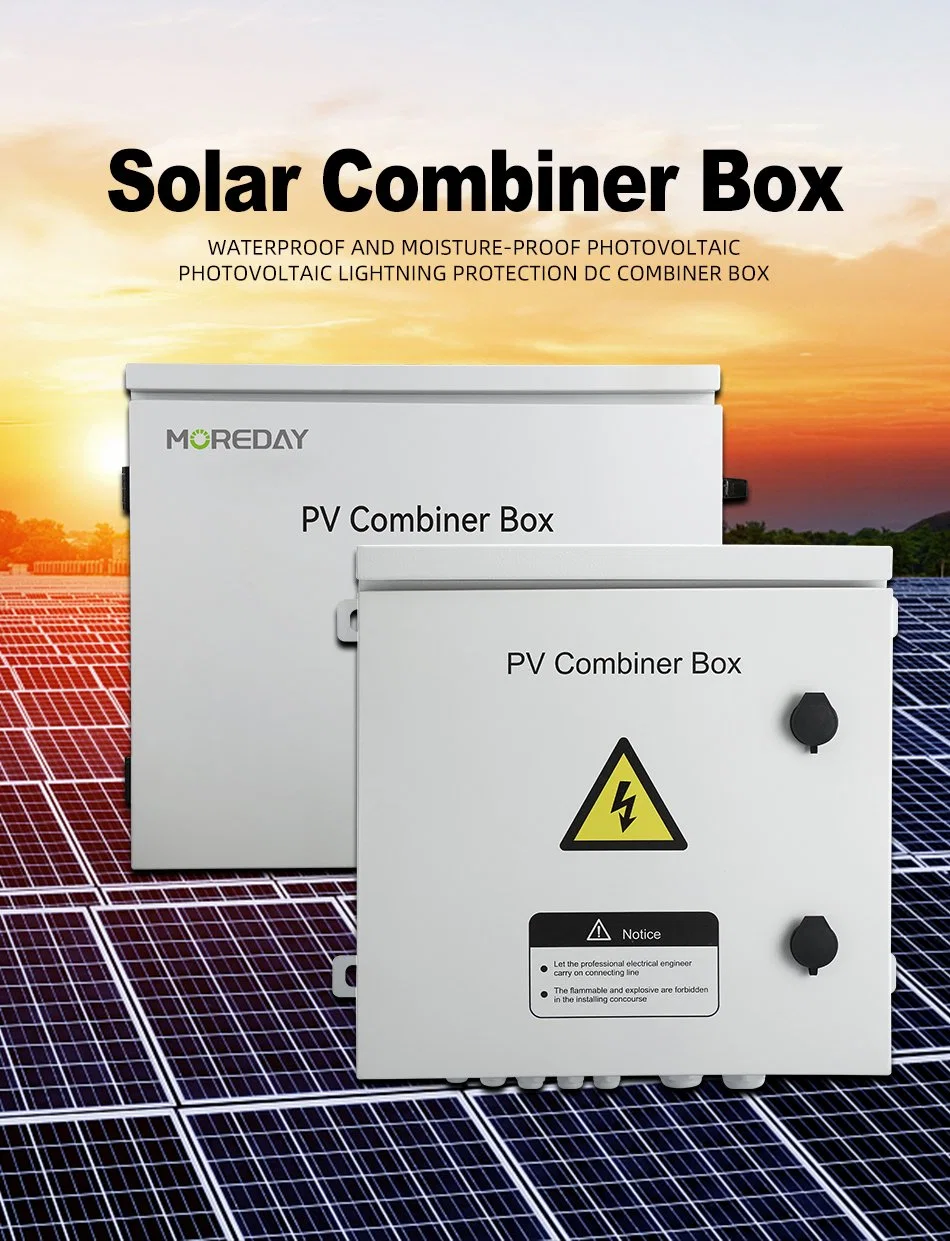 Moreday Factory Price High quality/High cost performance 24 Strings IP65 PV Combiner Box for Solar PV System Junction Box