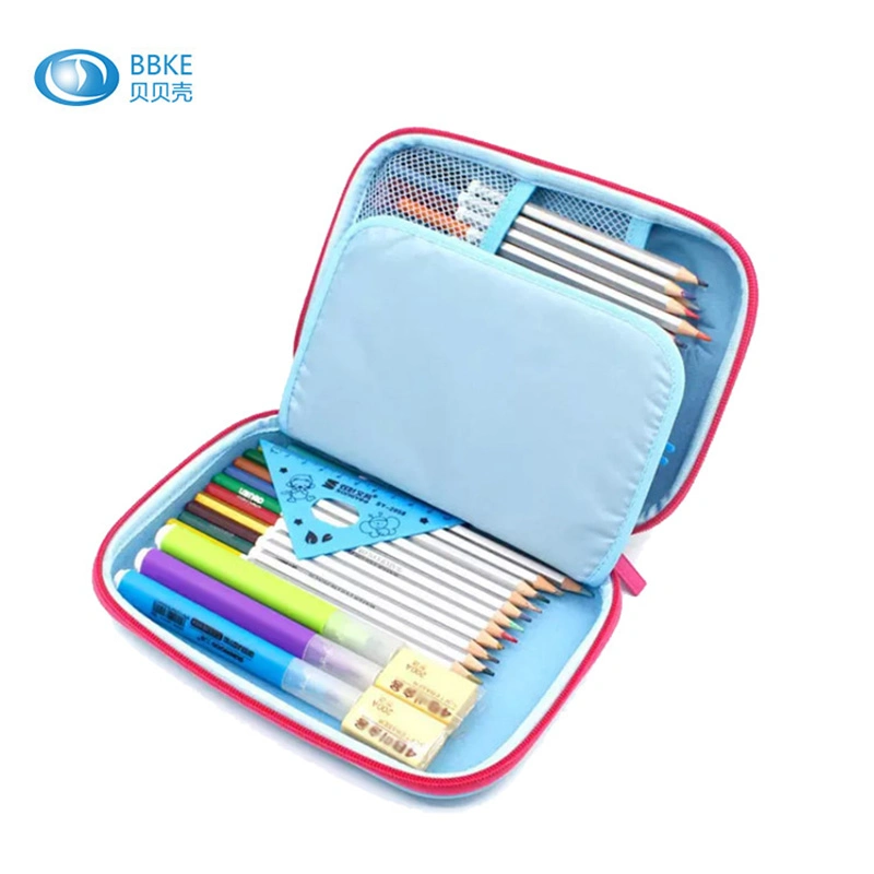 Smiggle EVA Unicorn Pencil Case Custom Waterproof 3D Large EVA Hard Pencil Case Mold Storage Box EVA Pen Pencil Case Big Zipper Kids Pencil Box Case