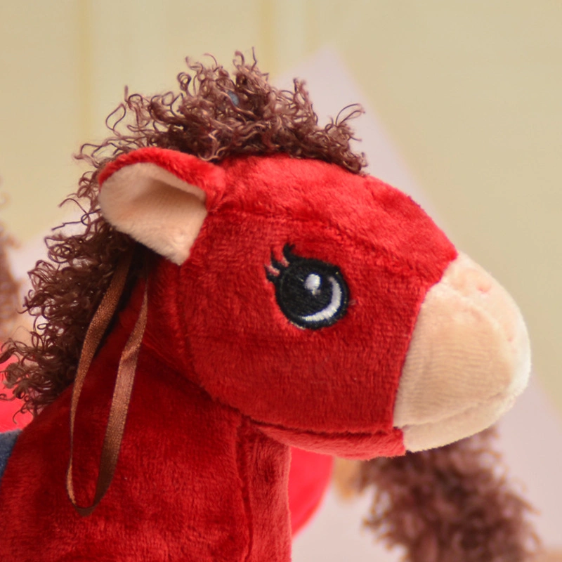 Fashion Toys Red Horse Decoration Stuffed Toys Best Gift