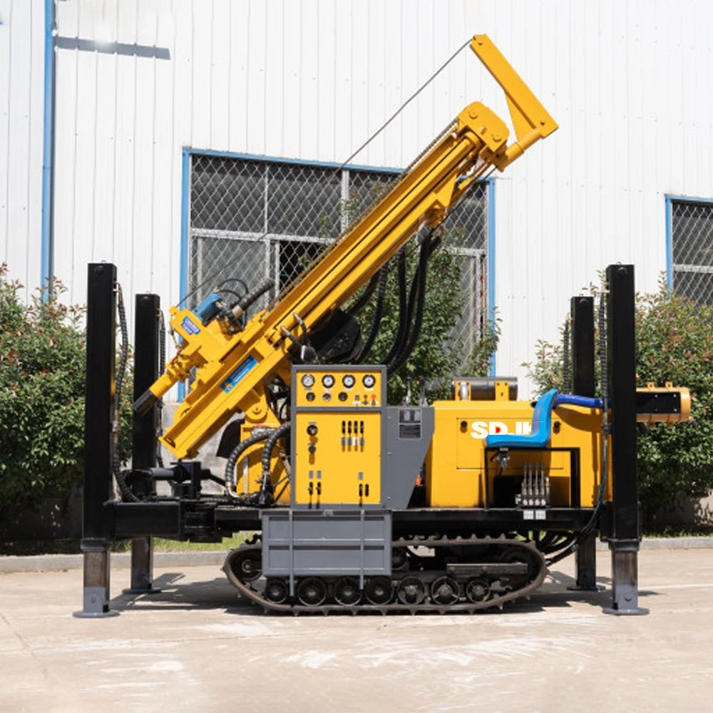 Factory Sell Water Drilling Machine New Arrival Small Folded Hydraulic Crawler 180m 200m Water Well Drilling Rigs for Drilling Machine with Cheap Price