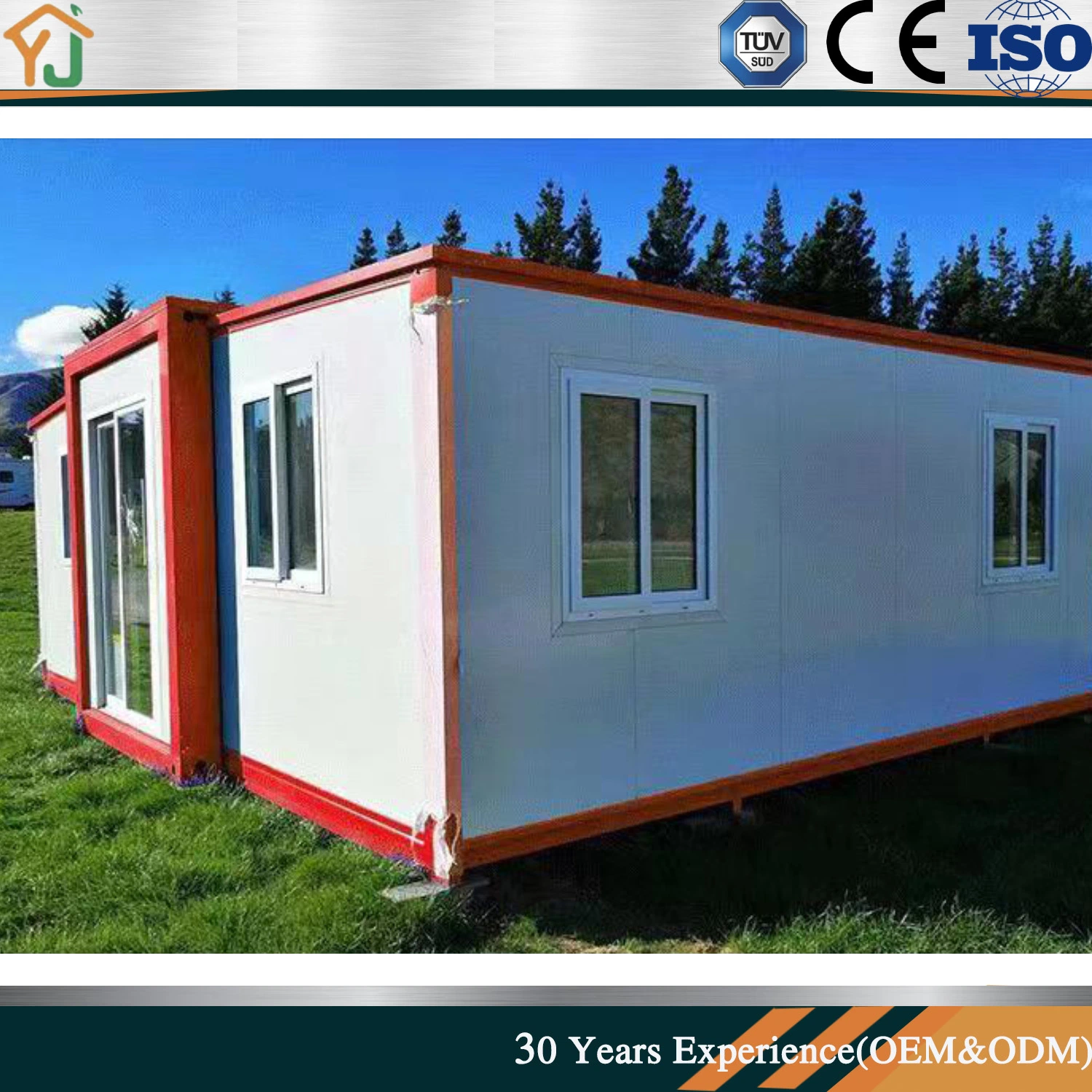 Luxury Expandable Home Tiny House Prefabricated Prefabricated Hot Sale Frame Cabin Real Estate Foldable Holiday Container House