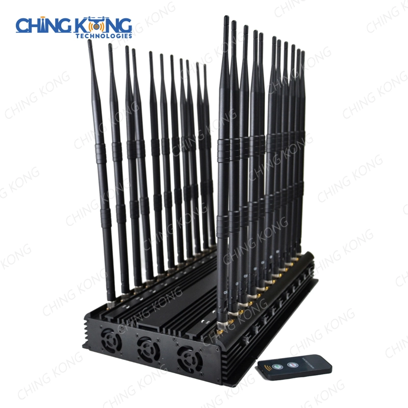 22-escritorio Conexión inalámbrica a internet de banda GSM 3G 4G 5G Mobile Phone Jammer señal