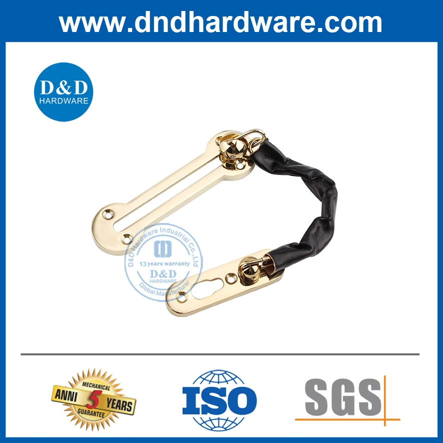 Door Chain Zinc Alloy Golden Hotel Security