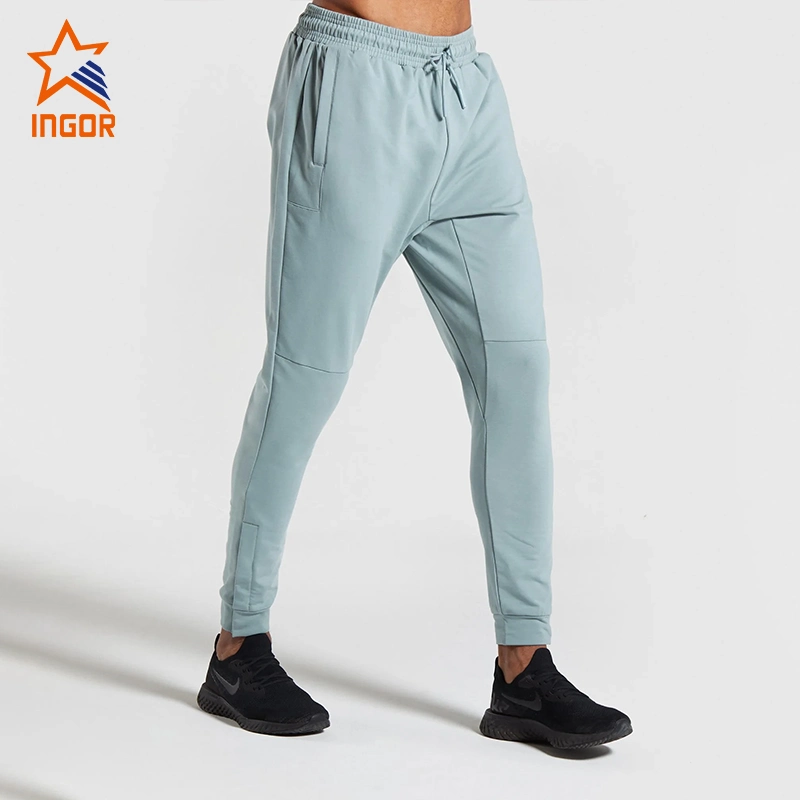 Ingorsports Hombre Logo personalizado Entrenamiento Sportswear running Casual Slim Fit Pantalones deportivos