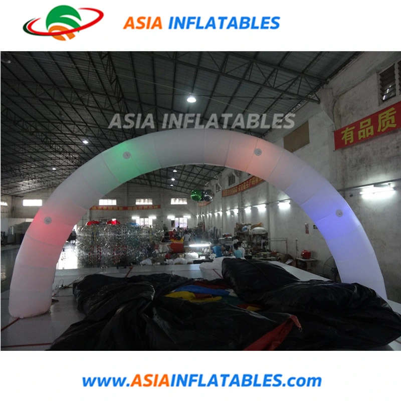 Color Changing Round Decorative Proposal Archway Inflatable Wedding Arch