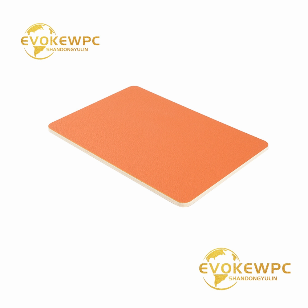 Evokewpc hochglänzende PET-Folien Spiegelfolien 1220 x 2800 mm Dicke PVC Laminierte Schaumstoffplatte Bambus Holzkohle Board