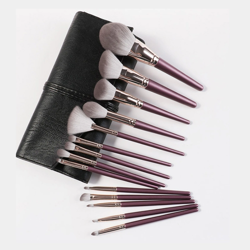 Maquillaje profesional Brush Cepillo cosmético al por mayor 14pcs Set maquillaje con logotipo personalizado