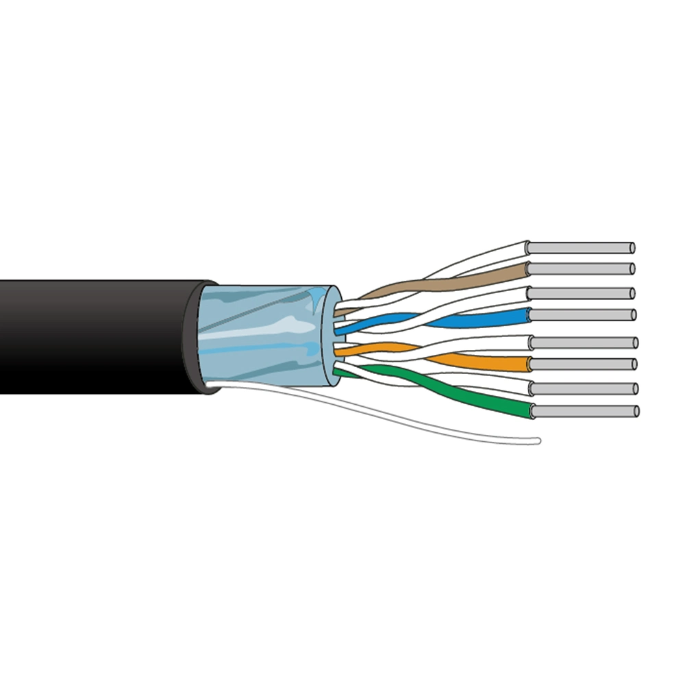 Flexible Shielded Multi Core 2pairs of 22AWG Instrument Cable Signal Cable Audio Cable Control Cable Electric Wire